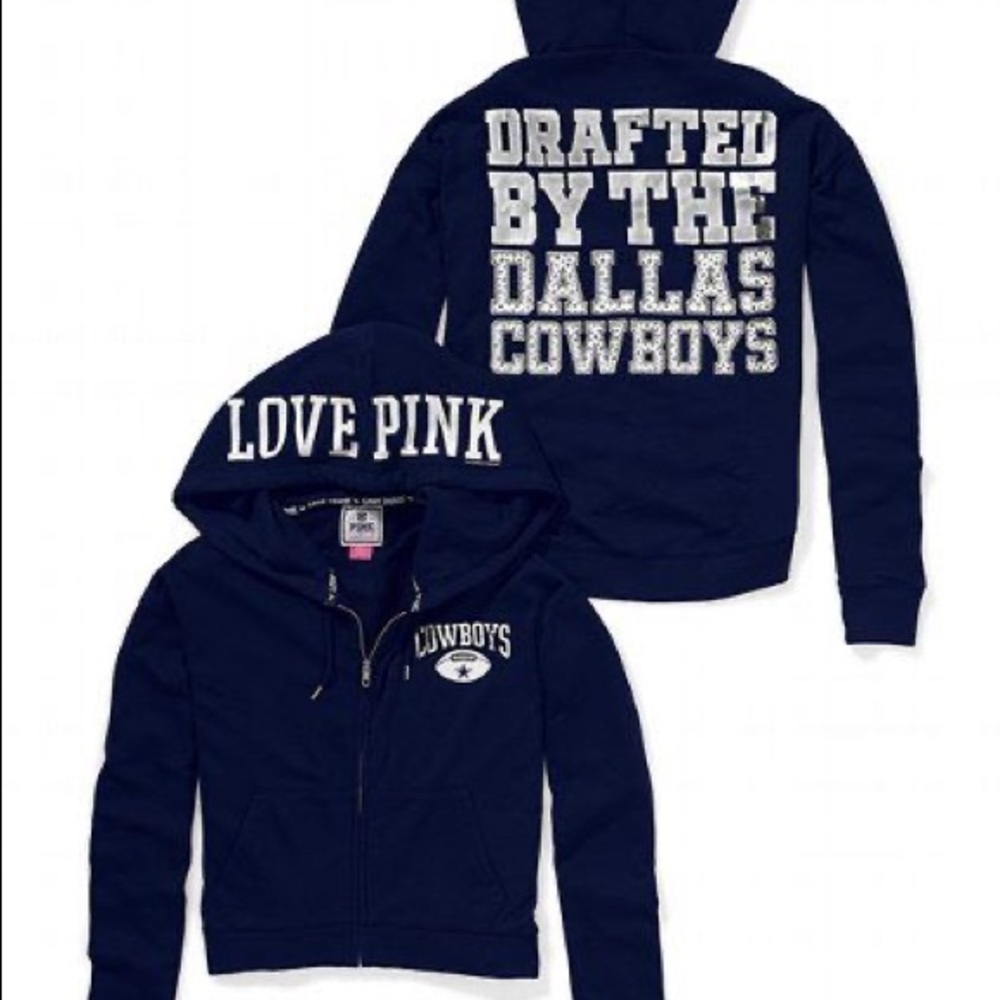 Dallas Cowboys High/low zip up